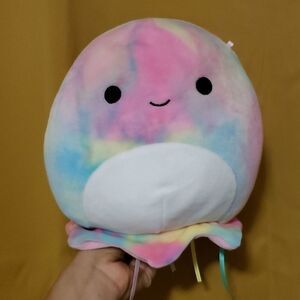 𝅺squishmallows 2021 Tie Dye Jellyfish Janet 8 inch new with tags